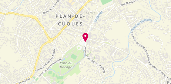 Plan de ASSOR Mélanie, 1 Avenue Georges Pompidou, 13380 Plan-de-Cuques
