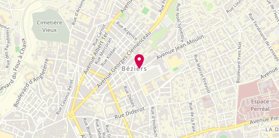 Plan de MATTEI Lucia, 53 Avenue Jean Moulin, 34500 Béziers