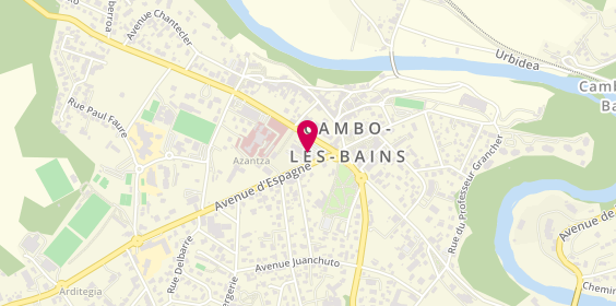 Plan de DESCAT BIDABE Laurence, 5 Place Sorhainde, 64250 Cambo-les-Bains