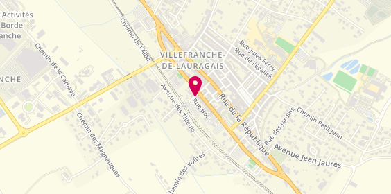 Plan de ANTOINE Muriel Laurence, 6 Avenue du Général Sarrail, 31290 Villefranche-de-Lauragais