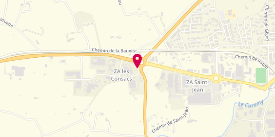 Plan de BOUSNINA Wacim, 33 Route d'Aix, 83170 Brignoles