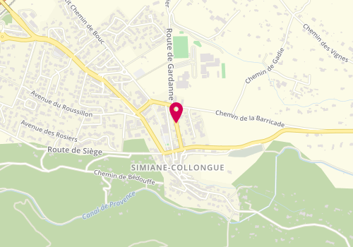 Plan de INDACO Christiane, 16 Route de Gardanne, 13109 Simiane-Collongue