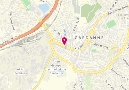 Plan de CAPION GRISONI Christine, 20 Boulevard Carnot, 13120 Gardanne
