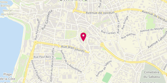 Plan de BAILLET Jeanne, 3 Avenue Mont Louis, 64200 Biarritz