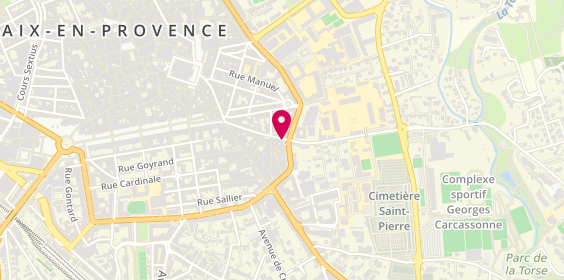 Plan de PLAN Stéphane, 47 Boulevard Carnot, 13100 Aix-en-Provence