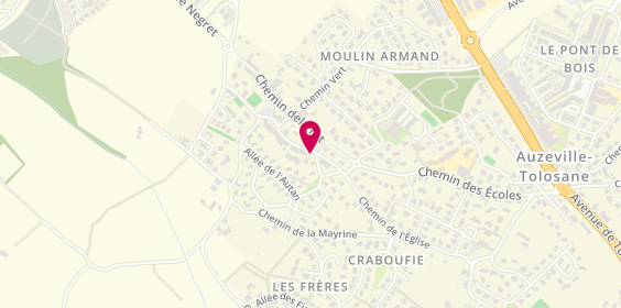 Plan de AL ARISS HOUT Sabrine, 37 Chemin de l'Église, 31320 Auzeville-Tolosane