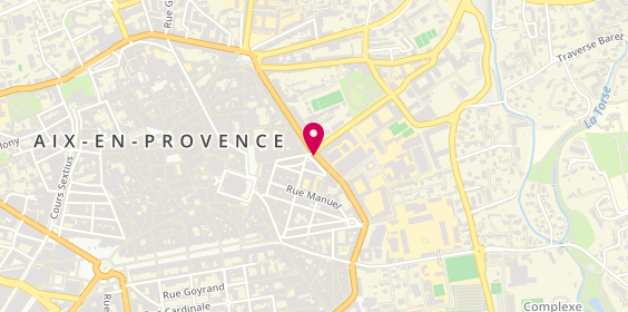 Plan de CAPORAL VILLARET Florence, 53 Boulevard Carnot, 13100 Aix-en-Provence