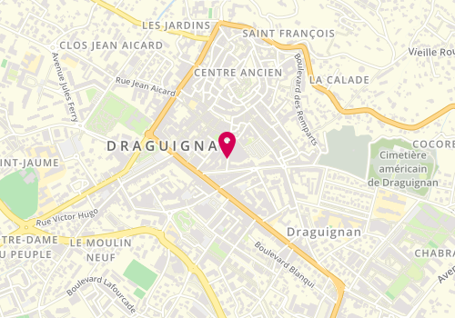 Plan de FAUCHET Caroline, 16 Rue Pierre Clement, 83300 Draguignan