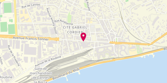 Plan de SANCHES Stéphanie, 101 Avenue Francis Tonner, 06151 Cannes