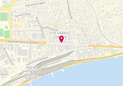 Plan de CARSUZAA Christian, 102 Avenue Francis Tonner, 06150 Cannes