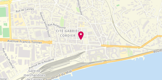 Plan de MADIER Florence, 26 Bis Rue de Roquebilliere, 06150 Cannes