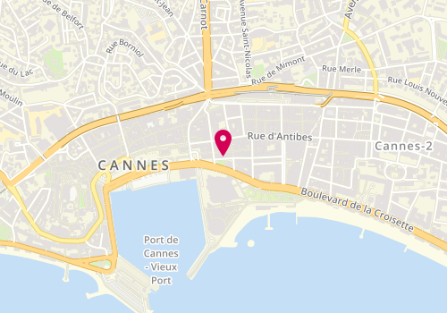 Plan de BURRO Alyson, 13 Square Merimee, 06400 Cannes