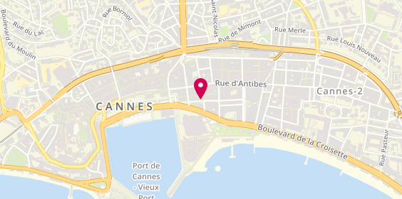 Plan de HERY François, 17 Square Mérimée, 06400 Cannes
