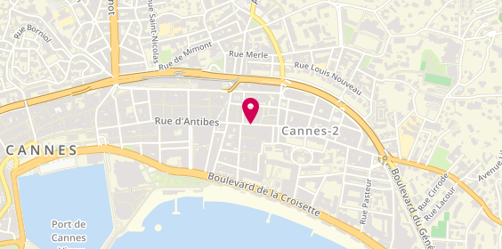 Plan de BENGUIGUI Georges, 86 Rue d'Antibes, 06400 Cannes