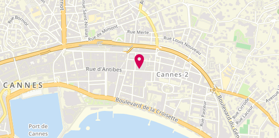 Plan de PADEY Hervé, 81 Rue d'Antibes, 06400 Cannes