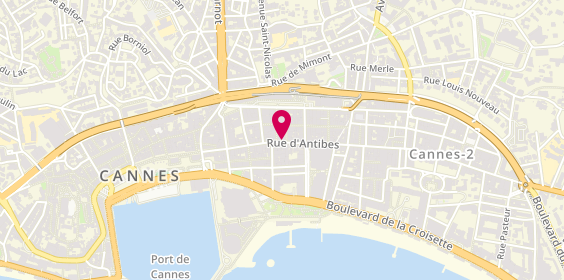 Plan de TUIL Michaël, 37 Rue d'Antibes, 06400 Cannes