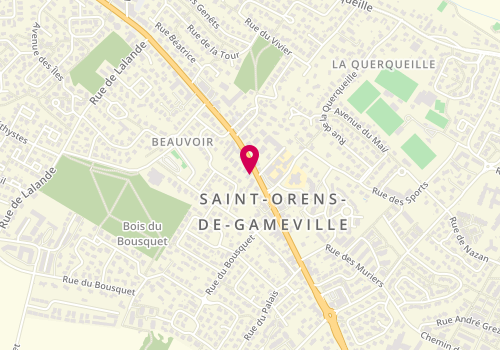 Plan de KADDECH Myriam, 36 Avenue de Gameville, 31650 Saint-Orens-de-Gameville