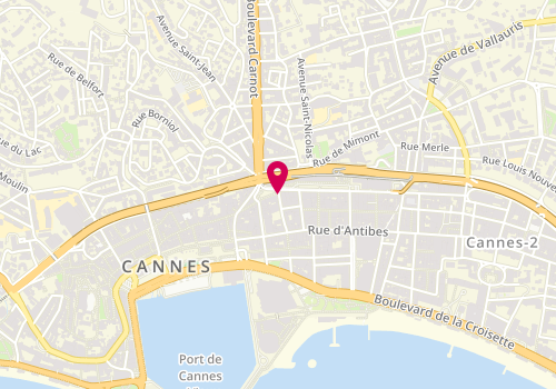 Plan de CATIZONE Stéfano, 17 Rue Buttura, 06400 Cannes