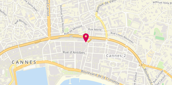 Plan de ROYERE Pauline, 34 Rue Jean Jaures, 06400 Cannes