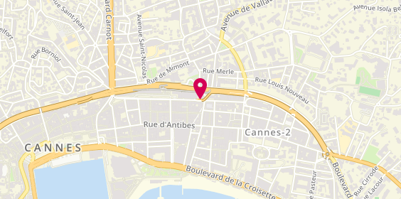 Plan de AUDEBERT Gloria, 1 Rue Jean Jaures, 06400 Cannes