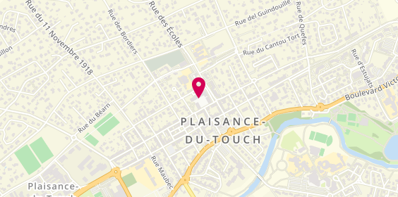 Plan de ALQUIER Florence, 6 Place Frédéric Bombail, 31830 Plaisance-du-Touch
