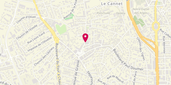 Plan de BURLOT Julie, 8 Rue des Ecoles, 06110 Le Cannet