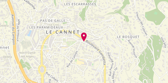 Plan de FONTANA Jacques, 3 Rue des Orangers, 06110 Le Cannet