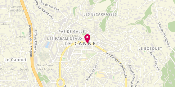 Plan de POUCHOULIN Serge, 21 Boulevard Carnot, 06110 Le Cannet