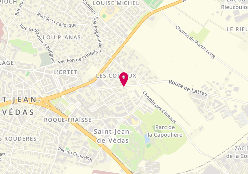 Plan de CORBET Sophie, 87 Route de Lattes, 34430 Saint-Jean-de-Védas
