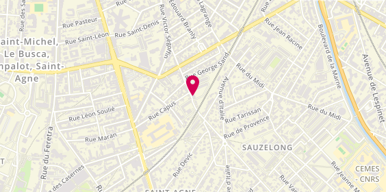 Plan de SOUM Anne Marie, 6 Rue Colbert, 31400 Toulouse