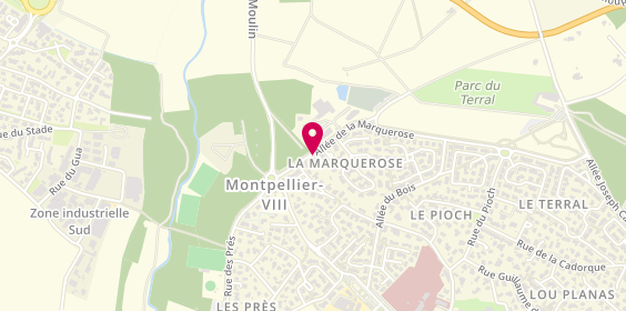 Plan de TOURNAMILLE Caroline, 144 Allee de la Marquerose, 34430 Saint-Jean-de-Védas