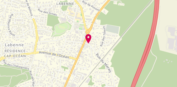 Plan de CAZEAUX Laurent, 1 Rue du Marais, 40530 Labenne