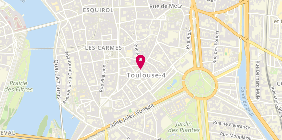 Plan de LODTER Christiane, 2 Rue Espinasse, 31000 Toulouse