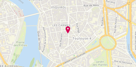 Plan de ROUANET Marie Astrid, 21 Rue du Languedoc, 31000 Toulouse