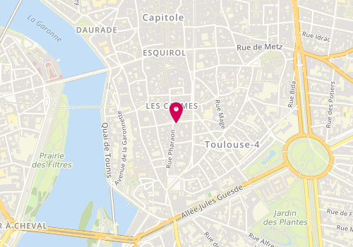 Plan de VAAST Marianne, 42 Place des Carmes, 31000 Toulouse