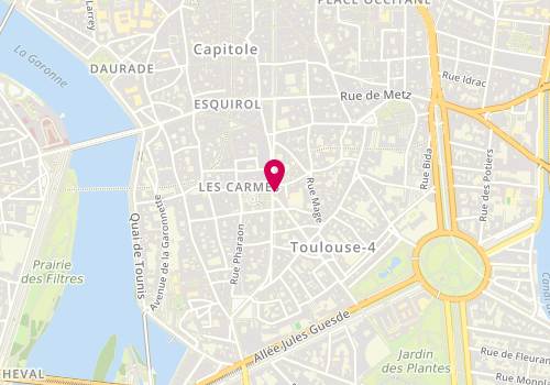 Plan de LEBAZ Benjamin, 1 Rue Ozenne, 31000 Toulouse