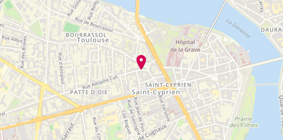 Plan de FILLIOL David, 4 Place du Ravelin, 31300 Toulouse