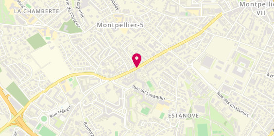 Plan de ATTAL Sandrine, 65 Route de Laverune, 34070 Montpellier