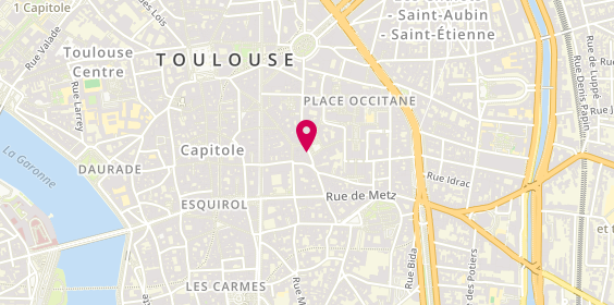 Plan de BERNARD Félix, 4 Place Saint Georges, 31000 Toulouse