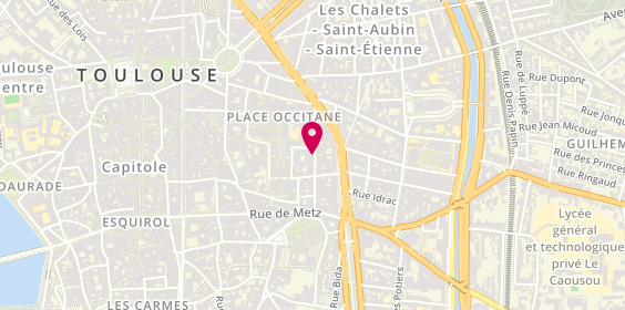 Plan de DIRAT Catherine, 21 Rue Rempart Saint Etienne, 31000 Toulouse