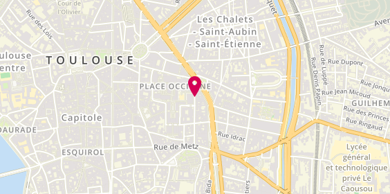 Plan de PRADINES Marc, 40 Rue du Rempart Saint Etienne, 31000 Toulouse