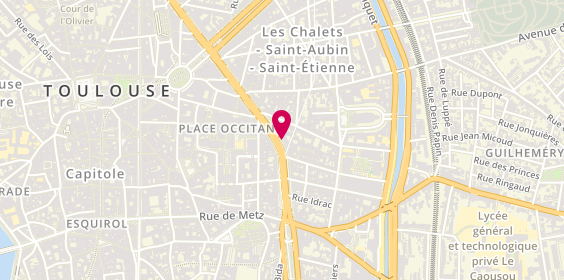 Plan de LAMBERT Lucile, 24 Boulevard Lazare Carnot, 31400 Toulouse