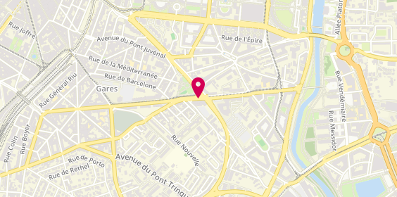 Plan de MORLOCK SAUCEROTTE Caroline, 78 Boulevard de Strasbourg, 34000 Montpellier