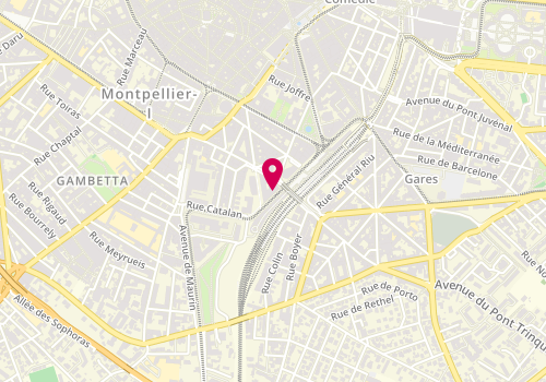 Plan de DUMAS Mathilde, 103 Rue Alexandra David-Neel, 34965 Montpellier