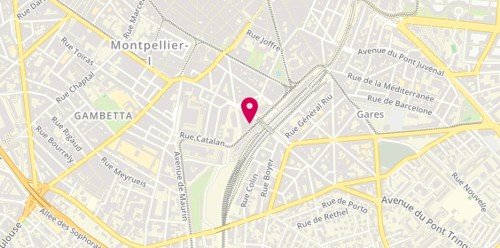 Plan de NOUVEL Karine, 103 Rue Alexandra David-Neel, 34965 Montpellier