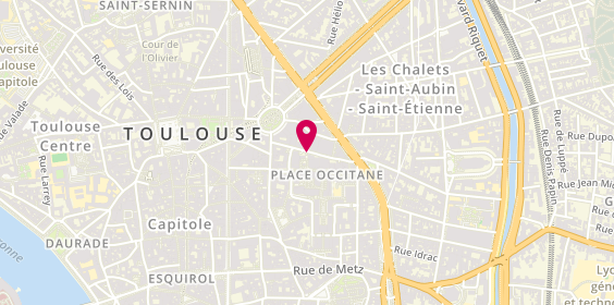 Plan de BENOÎT Angèle, 16 Rue Maurice Fonvieille, 31000 Toulouse
