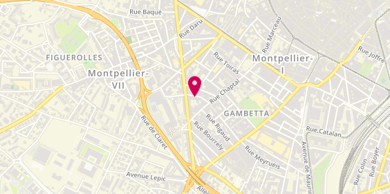 Plan de GUSTAU Catherine, 5 Rue Etienne Cardaire, 34000 Montpellier