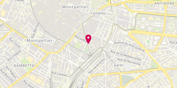 Plan de ALLOUCHE Laurent, 23 Rue Maguelone, 34000 Montpellier