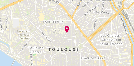 Plan de TEILLET Marc, 40 Rue de Remusat, 31000 Toulouse