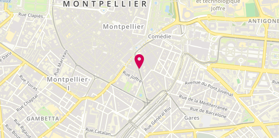 Plan de LAUGERI Bertrand, 11 Rue Maguelone, 34000 Montpellier